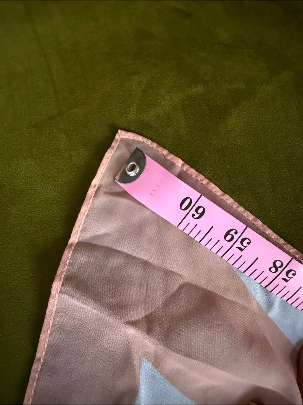 New Lalique Peach, White & Black Bird Art Deco Graphic Luxury Scarf